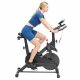 Rower treningowy cardio domowy stacjonarny Bauerkraft koło zamachowe 4kg szary 4