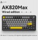 Klawiatura gamingowa mechaniczna AK820 MAX Magnetic switches -Black-Gray-Yellow RGB 1
