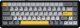 Klawiatura gamingowa bezprzewodowa mechaniczna AK680 MAX (8+8K) Magnetic Switch-Black-Gray-Yellow Keycaps-RGB -Aluminum Positioning Plate-3 Model Version 1
