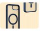 Hello Case Etui do Apple iPhone 16e (Do Magsafe, Przezroczyste, Granatowe) Szkło 9H 3