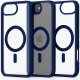 Hello Case Etui do Apple iPhone 16e (Do Magsafe, Przezroczyste, Granatowe) Szkło 9H 7
