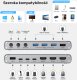Przełącznik Unitek Unitek Przełącznik KVM USB-C 10Gbps z HDMI i transferem plików między systemami 12