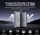 Przełącznik Unitek Unitek Przełącznik KVM USB-C 10Gbps z HDMI i transferem plików między systemami 15