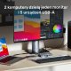 Przełącznik Unitek Unitek Przełącznik KVM USB-C 10Gbps z HDMI i transferem plików między systemami 17