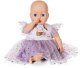 Zapf Baby born - Liliowa sukienka tutu 43cm 2