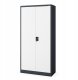 Szafa gospodarcza zamykana DAWID 900 x 1850 x 450 mm, antracytowo-biała 2