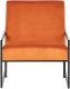 Fotel DELARY Welur Pomarańczowy 4