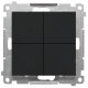 KONTAKT SIMON Kontroler sterujący bezprzewodowo innymi urządzeniami Simon GO Kontakt-Simon Simon 55 GO TEK1W.01/149 sterowany smartfonem [Wi-Fi] - max 30 akcji - CONTROL 230V (moduł) IP20 zacisk śrubowy czarny mat 5