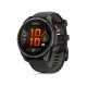 fenix 8 Pro - 47 mm  AMOLED  Sapphire  Carbon grey DLC titanium with Black/pebble grey silicone band 753759350918 1