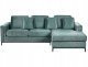 Narożnik dla 4 osób OSLO Welur Lazurowy Lewostronny 1