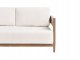 Beliani Sofa ogrodowa ze stolikiem dla 2 osób SAMPIERI Metal Brązowy 10
