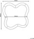 Lustro Beliani Lustro ścienne PULNOY 72 cm 80 cm Różowy 3
