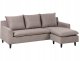 Narożnik dla 3 osób ELVENES Beżowoszary Lewostronny 4