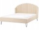 Łóżko Boucle AMBILLOU 160 x 200 cm Beżowy 7