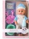 Lalka bobas z akcesoriami i dźwiękiem, pije siusia 1