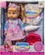 Lalka w różowej sukience z 3 akcesoriami - mówi, śmieje się i siusia 3