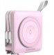 Mobile Origin Powerbank & Travel Charger, Lightning/USB-C Cable, MagSafe/AW/iPhone Compatible, pink 5