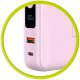 Mobile Origin Powerbank & Travel Charger, Lightning/USB-C Cable, MagSafe/AW/iPhone Compatible, pink 10