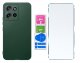 krainaGSM Etui Zielone Matowe Silikon Slim do Motorola G56 5G + SZKŁO 9H 6