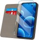 krainaGSM Etui z klapką do Oppo Reno 13 5G Zamykane Czarne Futerał + Szkło 9H 2