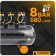 KOMPRESOR BEZOLEJOWY 100L SPRĘŻARKA 8 BAR 580l/min CICHY 79dB DUŻY ZESTAW 9