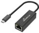 Adapter USB MediaRange USB-C - RJ-45 Czarny  (MRCS237) 1