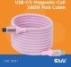 Kabel USB Club 3D USB-C - USB-C 2 m Różowy (CAC-3031) 1