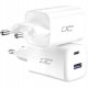 Ładowarka sieciowa 30W GaN USB-C PD + USB 3A LTC 1