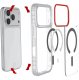 Etui Ghostek Covert MagSafe do iPhone 17 Pro przezroczysty 5