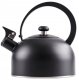 Czajnik z gwizdkiem stalowy czarny 2 l 1