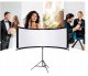 Blenda Fotograficzna Studio 4w1 Zakrzywiona W Kształcie Litery U 180x60cm + Statyw Stojak K&f / Kf18.0012 / Curved Reflectors 4