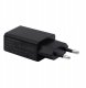 Denmen Ładowarka sieciowa USB + kabel USB - Typ-C 2.4A 12W Czarny DC01TB 3