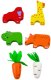 LeanToys Auto Edukacyjne Drewniane Sorter Kształty Układanka Labirynt 3