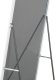 Lustro stojące BEAUVAIS 156 cm Metal Srebrny 6
