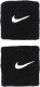 Frotki na rękę Nike Swoosh Wristbands 2 szt. czarne N1012405010OS 1