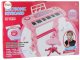 LeanToys Pianinko z mikrofonem różowe 3