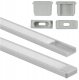 Eco Light Profil Led NO2 natynowy EC20591 2m anodowany + klosz mleczny 1