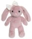 ZAJĄCZEK TYRA RÓŻ Z KOKARDĄ BIAŁA  20cm 04294 / 7331626042949 1