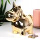Skrzynkazdrewna Skarbonka Ceramiczna Złota Lustrzana Jednorożec Prezent VILDE 18x10,5 cm 2