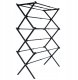 Suszarka na Pranie Ubrania Metalowa Czarna Pionowa Solidna ORION 47-78x94cm 12