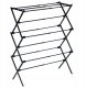 Suszarka na Pranie Ubrania Metalowa Czarna Pionowa Solidna ORION 47-78x94cm 4