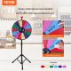 Vevor Koło fortuny do losowania nagród tablica ścieralna gra imprezowa 60x153cm 8