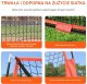 Siatka treningowa 2,1 m x 2,4 m do baseballu i softballu 4