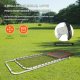 Siatka treningowa 90x240cm baseball softball siatkówka regulowany kąt 4