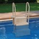 Drabinka basenowa 3 stopnie stalowa z poręczami do basenów 91-122 cm 13