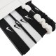 Nike Gumki do włosów Nike Flex Hair Ties 8 szt. biało-czarne N1011934127OS 2