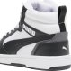 Puma Buty dla dzieci Rebound V6 Mid biało-czarne 393831 01 38,5 3