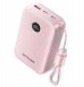Powerbank Vention 20000mAh 2 x USB-C 1x USB-A z wyswietlaczem 22.5W rozowy 14