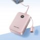 Powerbank Vention 20000mAh 2 x USB-C 1x USB-A z wyswietlaczem 22.5W rozowy 9