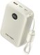 Powerbank Vention 20000mAh 2 x USB-C 1x USB-A z wyswietlaczem 22.5W bezowy 2